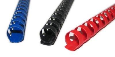 KALAM.KZ - Пружина для переплета, 12мм, 1-90л, пластиковая, черная ProfiOffice