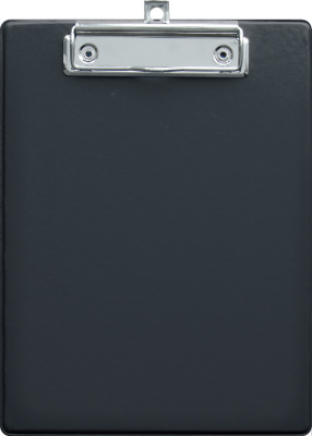 Папка-планшет А5, с верхним прижимом, черный OfficeSpace
