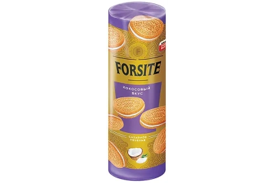 Печенье-сэндвич с кокосовым вкусом «Forsite», 220 г