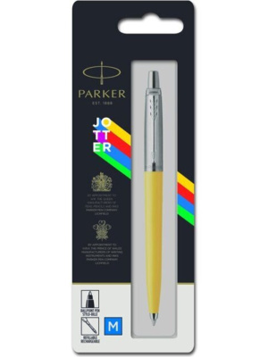 KALAM.KZ - Ручка шариковая Parker Jotter ORIGINALS YELLOW CT, 1,0 мм М, синяя, ЭКО-упаковка 2076
