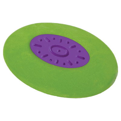 KALAM.KZ - Ластик 42х30х9 мм,  цвет ассорти, круглый, фиолетовый пластиковый держатель ЮНЛАНДИЯ "Воздушный шар"