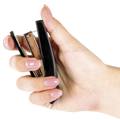 KALAM.KZ - Степлер №10, 1-10л, пластик, черный, STAFF