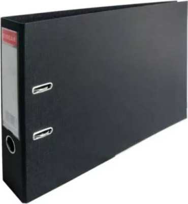 Регистратор A3, 72мм, PVC, горизонтальный, черный Eisear