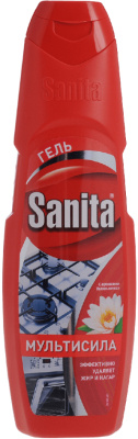 Средство чистящее, 500мл гель Антижир мультисила Sanita