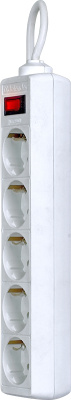 KALAM.KZ - Сетевой фильтр 5 гнезд, 5 м, Defender ES 5.0, белый