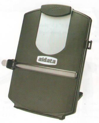 Держатель для бумаг А4, настольный, пластик, черный Aidata