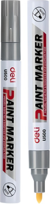 Маркер-краска 1.5-2 мм, серебряный DELI "Paint"