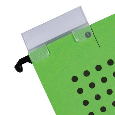 KALAM.KZ - Папка подвесная A4(240x318x6мм), 230гр, боковой ограничитель, зеленая Hamelin