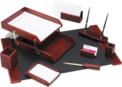 Набор настольный 8 предметов, дерево, коричневый Good Sunrise