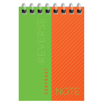 Блокнот 40л, А7 на спирали, тв.обл, ArtSpace "Моноколор. Classic"