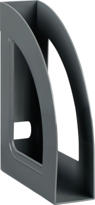 Лоток вертикальный А4, 70мм, серый Стамм Респект