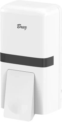 Дозатор диспенсер для жидкого мыла, 800мл белый, механический Breez 