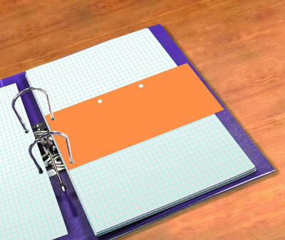 KALAM.KZ - Разделитель 105x240мм, 60л, 160гр, бумажный, оранжевый Hamelin