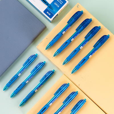 KALAM.KZ - Ручка шариковая, 0.7мм, синяя, автомат "Arris Q17" Deli