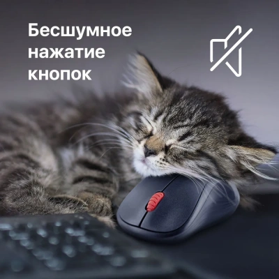 KALAM.KZ - Мышь беспроводная Defender Bit MB-205 бесшумная Black