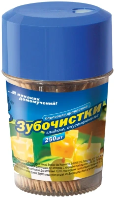 Зубочистки 250 шт/уп, ФрекенБок деревянные