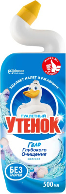 Чистящее средство для сантехники 500мл, с дозатором, морской "Утенок"
