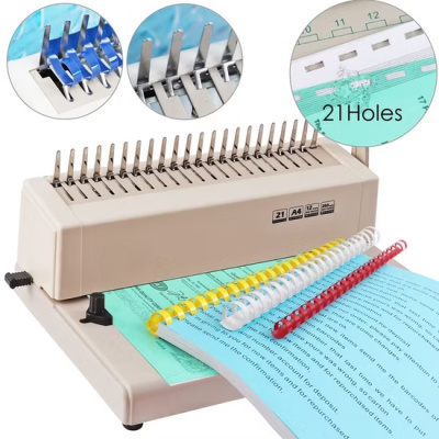 KALAM.KZ - Машина для переплета, А4, проб.12л, перепл.250л, для пластиковых пружин Foska