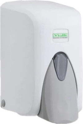 Дозатор диспенсер для жидкого мыла, 500мл белый S5 Vialli 