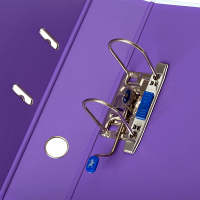 KALAM.KZ - Регистратор A4, 80мм, PP/PP, белый/фиолетовый Elba