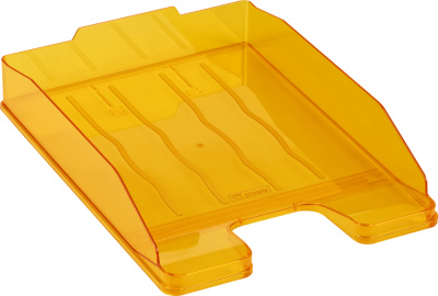 Лоток горизонтальный А4, манго тонированный Стамм Эксперт