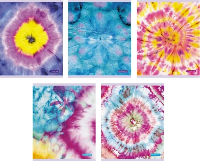 Тетрадь 48л, А5, клетка, скрепка, яркие цвета, Эксмо