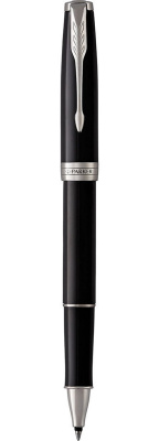Ручка роллерная Parker Sonnet Premium Lague Deep Black CT, 1,0 мм М, черная S0808820