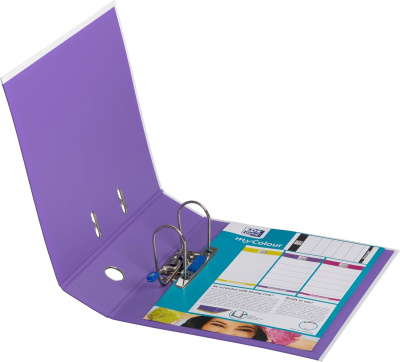 KALAM.KZ - Регистратор A4, 80мм, PP/PP, белый/фиолетовый Elba