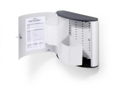 Шкафчик для медикаментов FIRST AID BOX,280x302x118мм,серебр.металлик Durable