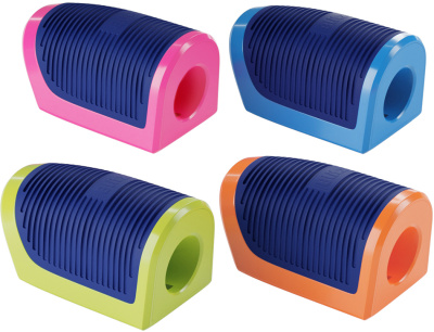 Точилка 1 отверстие, с контейнером, пластик, ассорти "Blitz" Berlingo