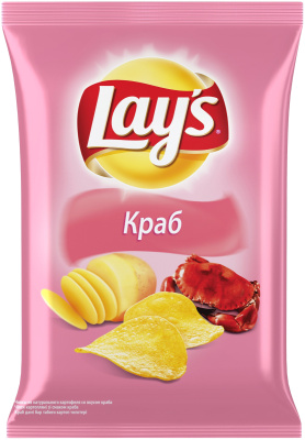 Чипсы LAYS картофельные краб 140 г