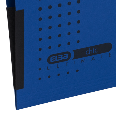 KALAM.KZ - Папка подвесная A4(240x318x6мм), 230гр, боковой ограничитель, темно-синяя Hamelin