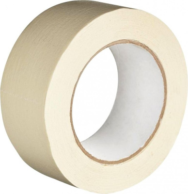 Лента клейкая 48ммx30м, бумажная (малярная), 125мик 
