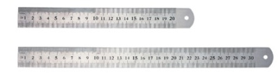 Линейка 50см, металлическая Foska