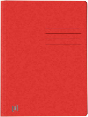 Скоросшиватель картонный A4, 390гр, красный Hamelin