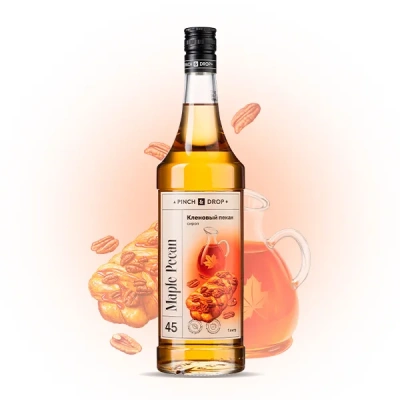 Сироп Кленовый пекан Pinch&Drop, стекло, 1л., D=85, H=330мм