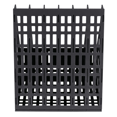 KALAM.KZ - Лоток вертикальный А4, 295мм, 6-и секционный, черный, сборный Стамм