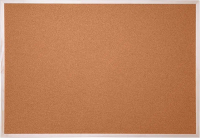 Доска пробковая 90x120см, деревянная рамка OfficeSpace