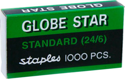 Скобы для степлера №24/6, Globe Star 