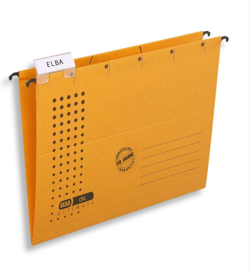 KALAM.KZ - Папка подвесная A4(240x318x6мм), 230гр, желтая Hamelin