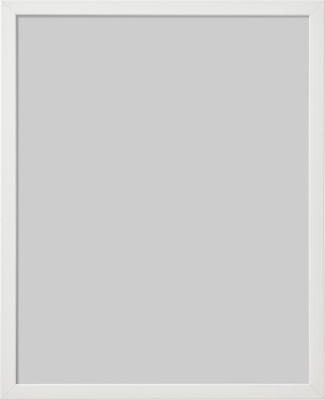 Рамка для фото А4 деревянная, белая, акриловое небьющееся стекло  Фискбу