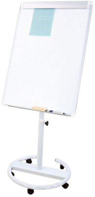 Доска-флипчарт 70x100см, магнитно-маркерная, 5 колес, Foska