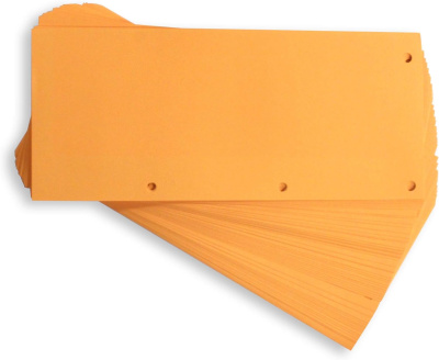 Разделитель 105x240мм, 60л, 160гр, бумажный, оранжевый Hamelin