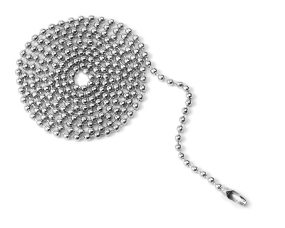 Цепочка для бейджа, длина 85см, никелированная Durable