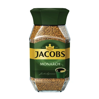 Кофе растворимый 95 г, JACOBS Monarch 95гр. Day&Night стекло