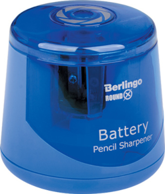 KALAM.KZ - Точилка электрическая , 1 отверстие, с контейнером, ассорти. Berlingo "RoundX" 