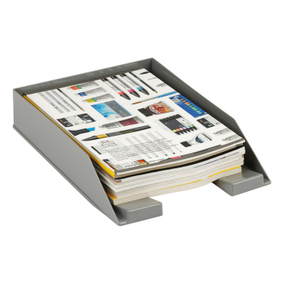 KALAM.KZ - Лоток горизонтальный А4, серый Стамм Фаворит