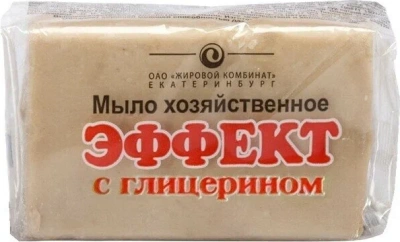 Мыло хозяйственное 300гр, 78% "Эффект" в упаковке