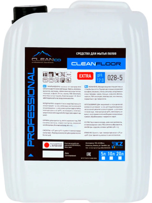 Средство моющее, универсальное для пола 5л. для загрязненных поверхностей "Clean floor exstra"
