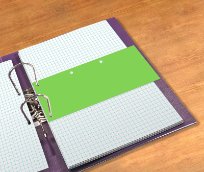 KALAM.KZ - Разделитель 105x240мм, 60л, 160гр, бумажный, зеленый Hamelin